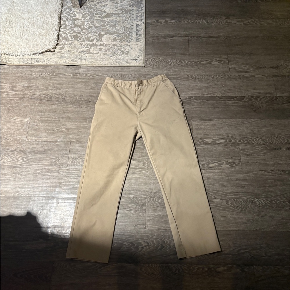 Tan Chinos Relaxed Fit Cotton Blend